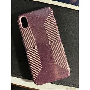 Speck Purple Glitter Grip Case - IPhone XS Max